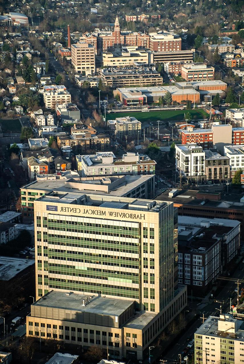 Modern healthcare technology laboratory representing the health sector in the Ruhr area
