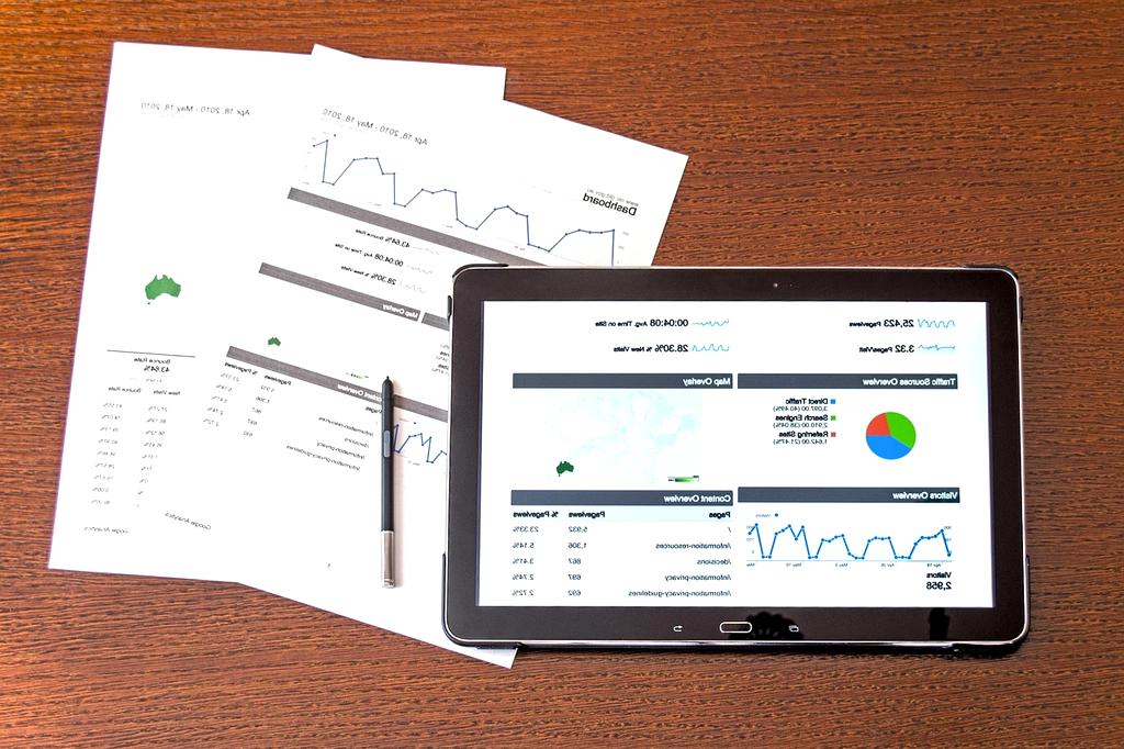Stack of printed economic reports on an analyst's desk